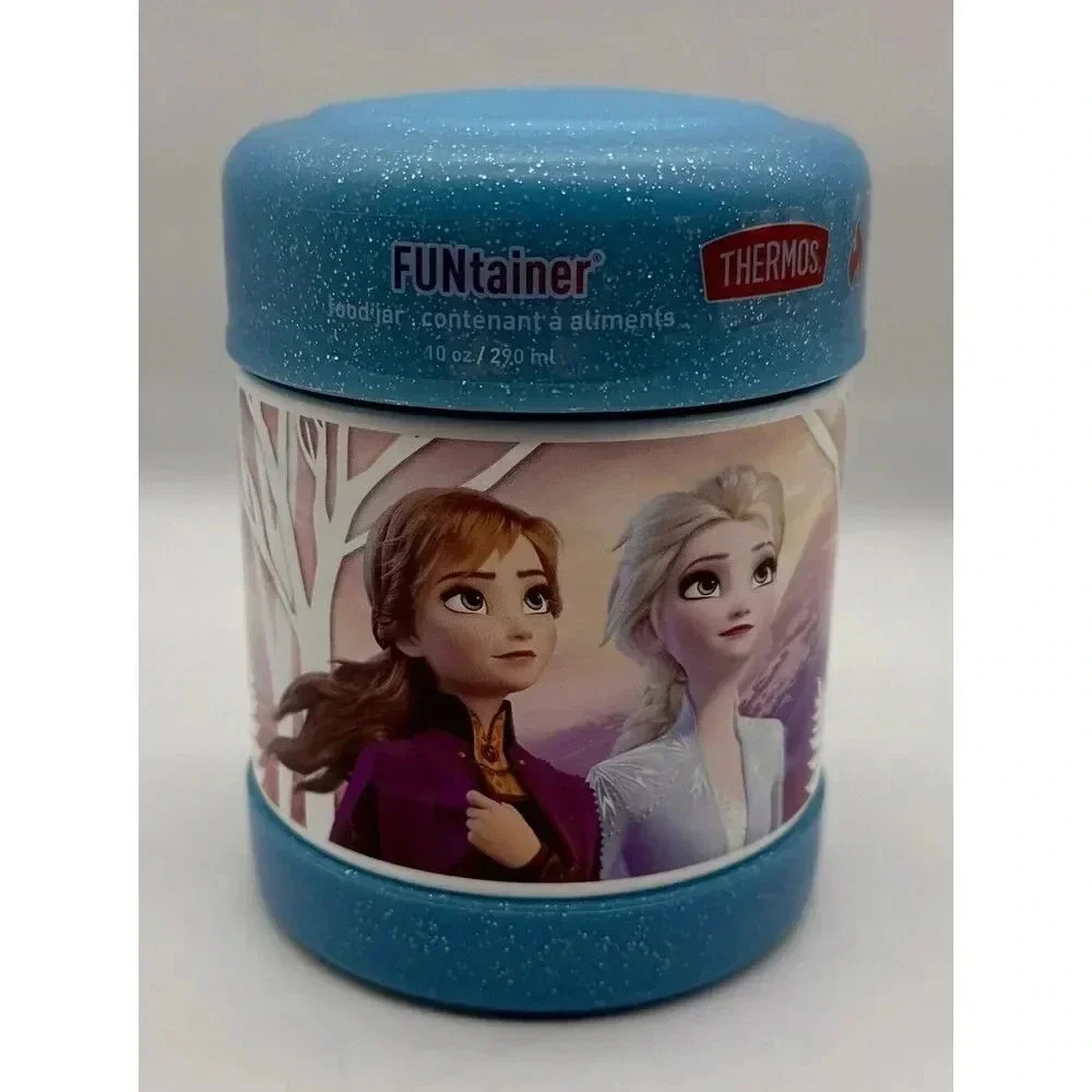 Disney‎ Frozen Thermos 10 oz Funtainer Vacuum Insulated Stainless Steel Food Jar